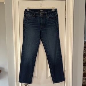 Express Men’s Dark Indigo Straight Jeans